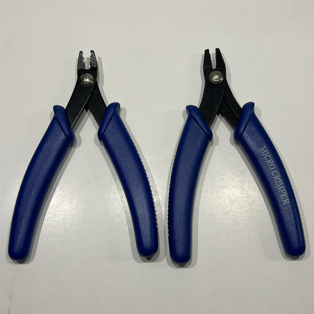 Jewelry micro crimpers - set